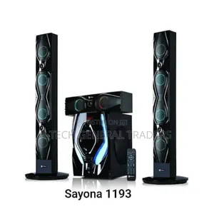 Sayona 3.1 Channel Tall Boy Speaker System Sht-1193bt