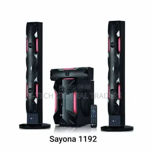 Sayona 3.1ch Multimedia Tall Boy Speaker System Sht-1192bt