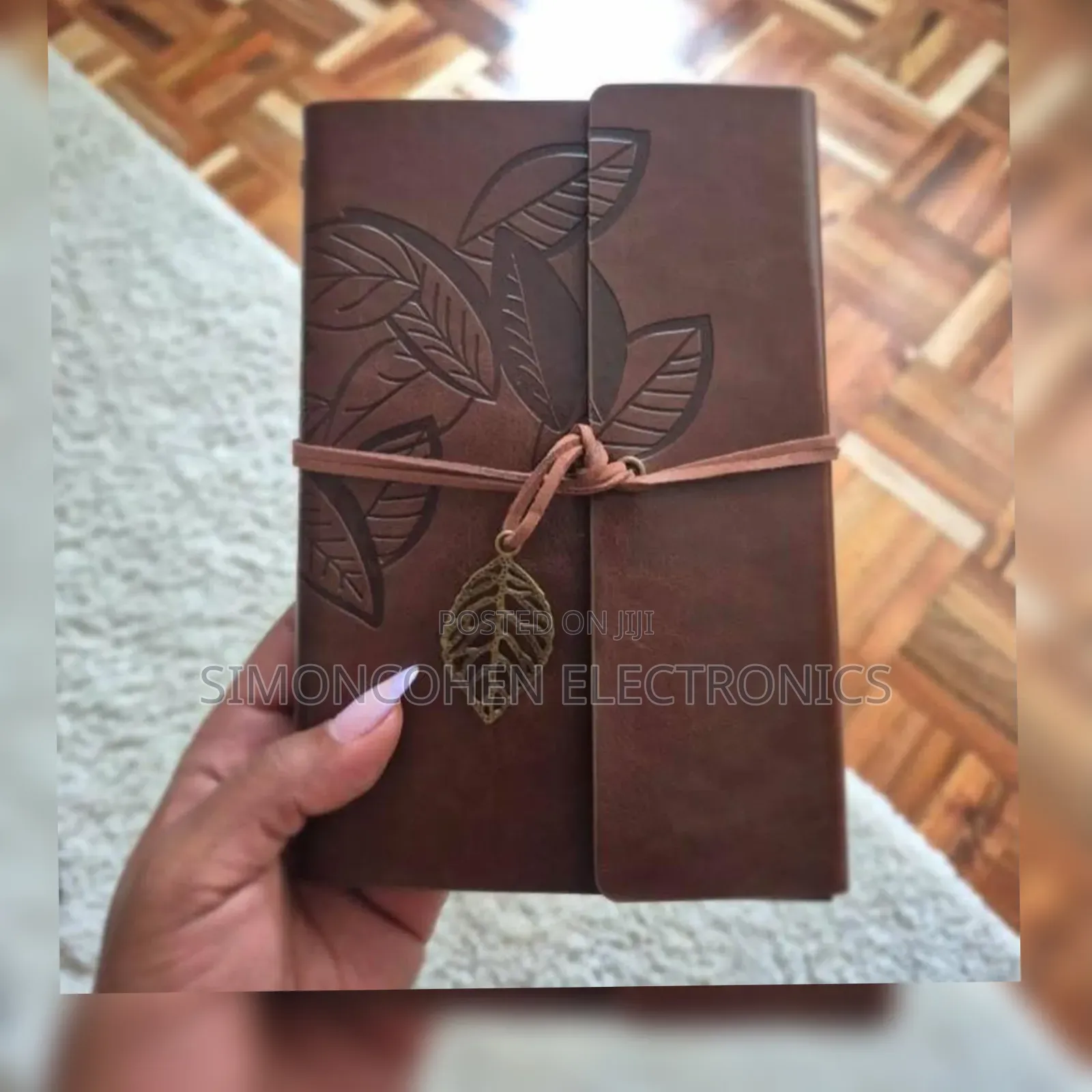 A6 Retro Leaf Notebook