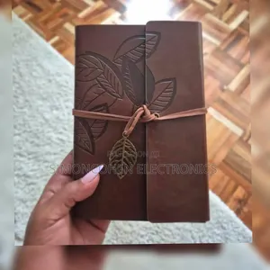A6 Retro Leaf Notebook