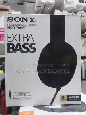 The Sony MDR-700ap Stereo Headphones.