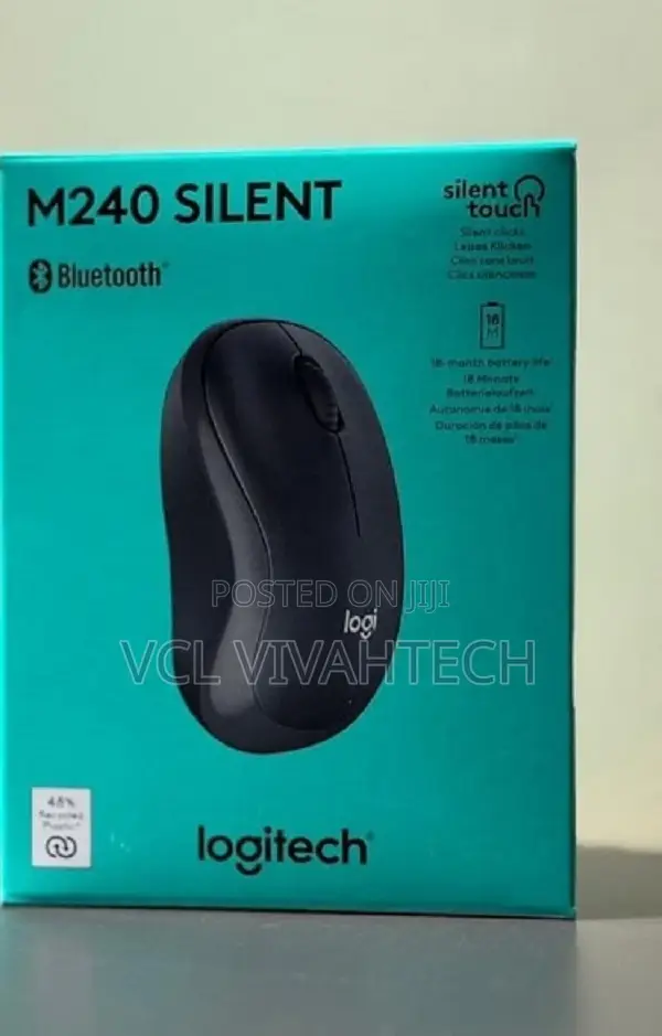 Logitech M240 Silent Wireless Mouse (Graphite)
