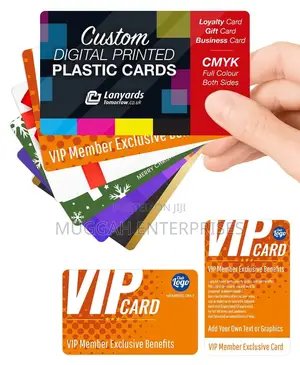 Uv Permanent Plastic Id Card Printing and Holder Printing and Branding