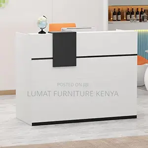 1600mm Modern White Reception Secretarial Desk