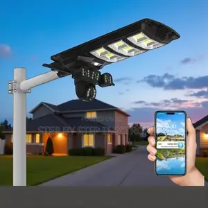 V380 Pro 450w Solar CCTV Camera PTZ Rotating 12mp Full Color Vision