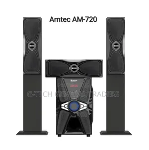 Amtec 3.1 Channel Tall Boy Speaker System Am-720