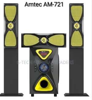 Amtec 3.1 Channels Multimedia Tallboy Speaker System Am-721