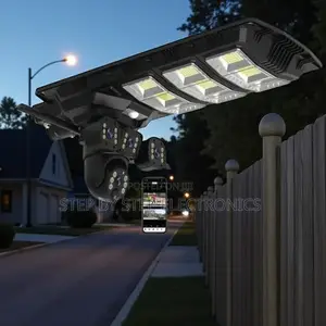 V380 Pro 450w Solar CCTV Light 12mp Hd Triple Lens 24hr Color Vision