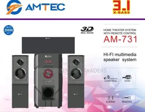 Amtec 3.1ch Multimedia Speaker System Am-731 20000w