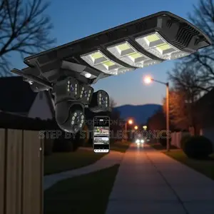 V380 Pro Solar Security Light 450w CCTV Camera With Loud Speaker