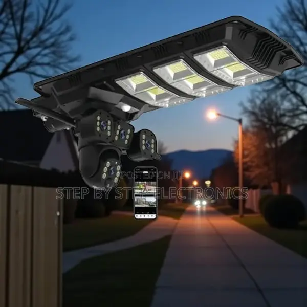 V380 Pro Solar Security Light 450w CCTV Camera With Loud Speaker