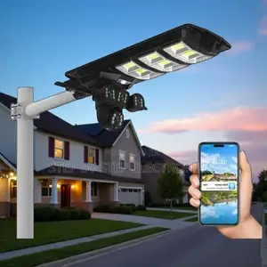 V380 Pro 450w Solar Street CCTV 12mp PTZ Ai Human Tracking Camera