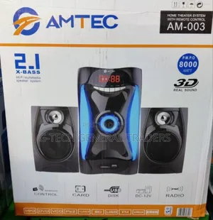 Amtec 2.1 X-bass Multimedia Speaker System Am-003