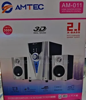 Amtec 2.1ch Multimedia Speaker System Am-011