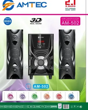 Amtec Am-502 Multimedia Speaker System 8000w