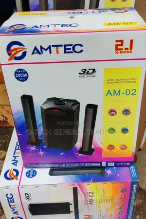 Amtec Am-02 2.1 X-bass Soundbar System 20000w