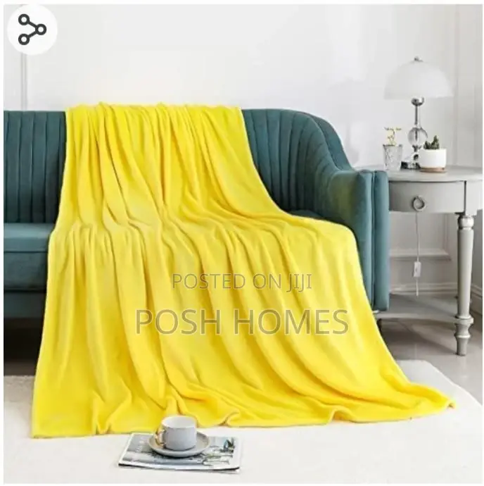 Plain Coral Fleece Throw Blankets