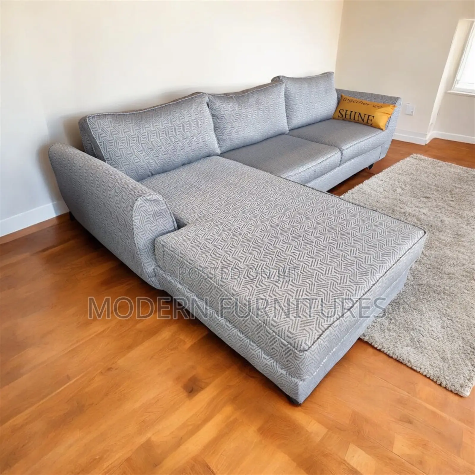 Classy And Modern L Sofa