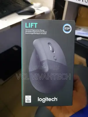 Logitech Lift Vertical Ergonomic Wireless Mouse (Graphite)