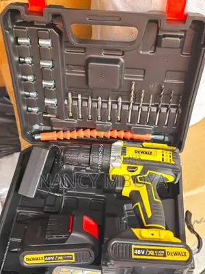 Dewalt Cordless Drill 48v With Two Batteries