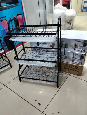 3 Tier High Quality Carbon Steel Dish Rack