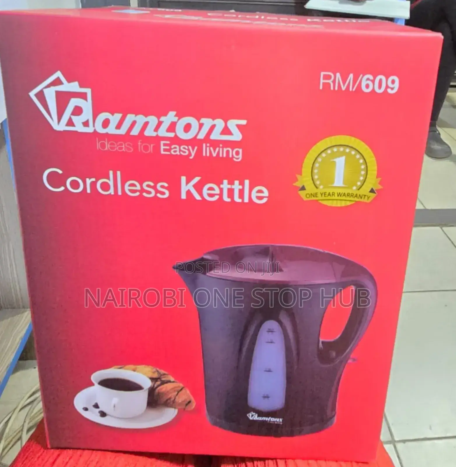 Stylish Ramtons Cordless Kettle