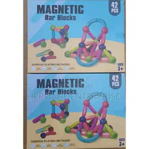 *42 Pcs Magnetic Sticks*
   Kids Blocks