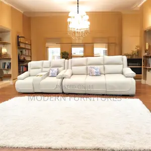 Modern 5 Seater Semi Recliner Sofa