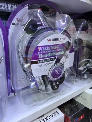 Weile Wl-908mv Super Bass Sound Wired Headset With Mic