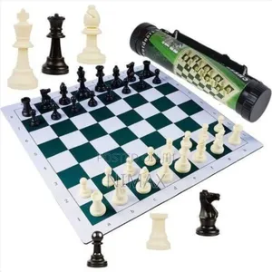 Chess Mat Canvas With Portable Tube