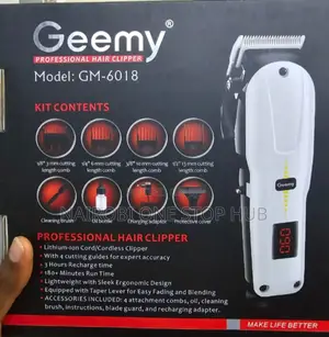 Geemy Rechargeable Hair Trimmer Gm6018