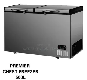 Premier 500l Double Door Energy Saver Chest Freezer
