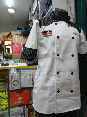 Stripped Chef Jackets and White Body