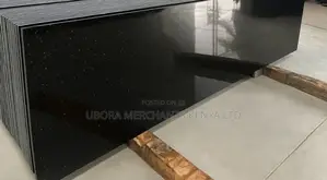 Silver Black Granite Kitchen Slabs 2x8ft