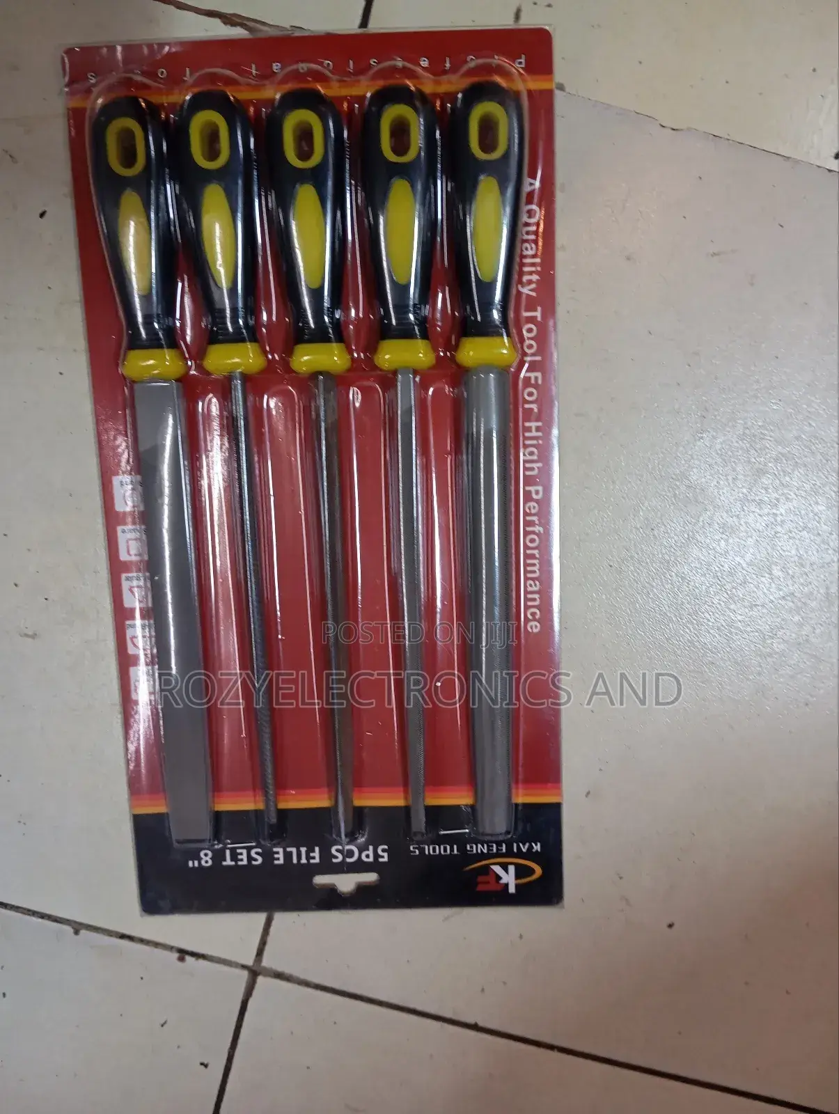 5 Piece File Set Tools
