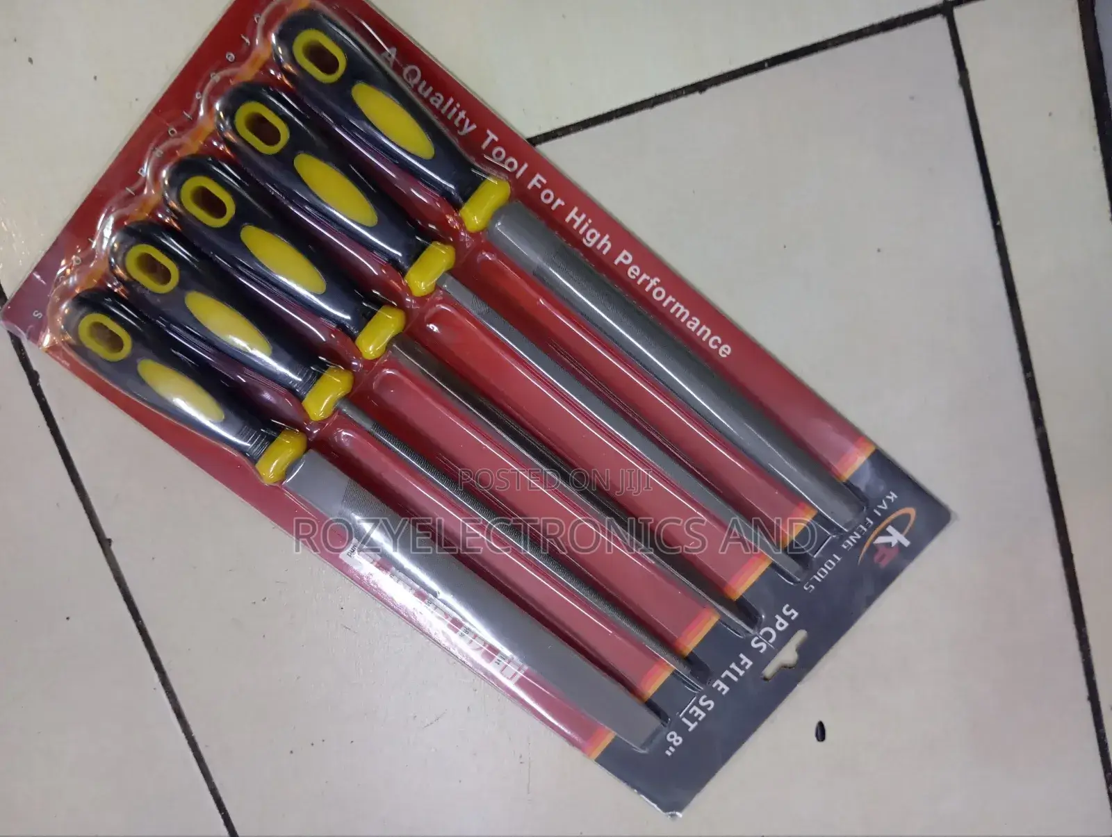 5 Piece File Set Tools