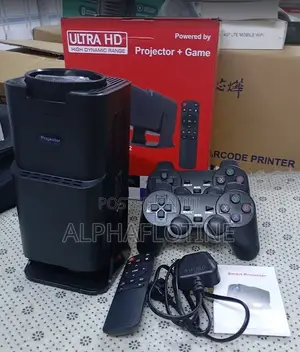 Ultra Hd Portable Projector With Game Controller