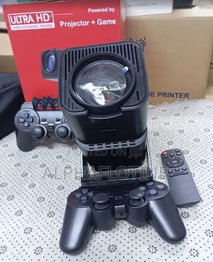 Ultra Hd Portable Projector With Game Controller