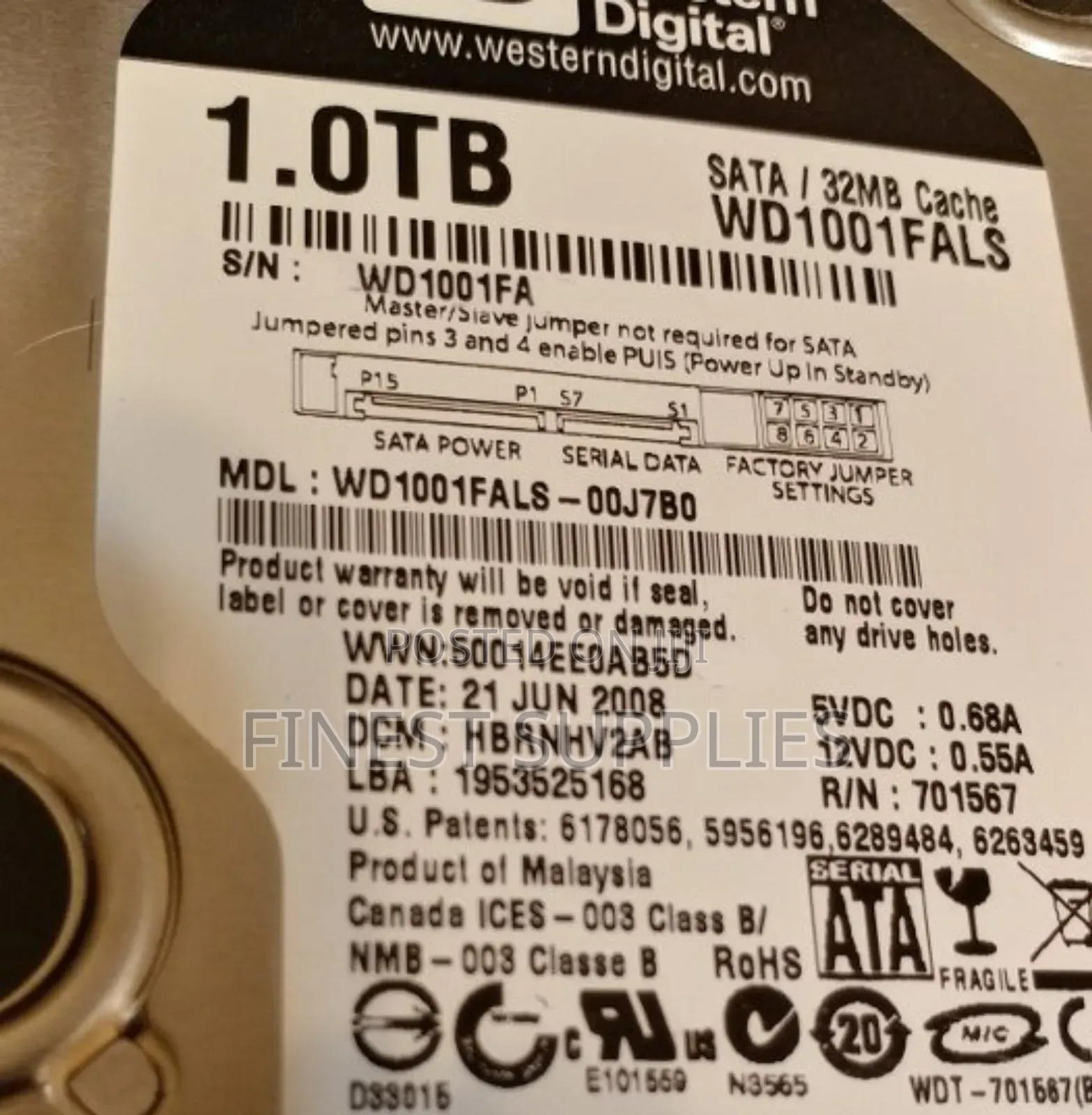 Offer Offer on Western Digital 1tb Internal Hard Disk Today