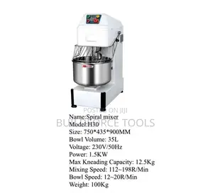 35litres Commercial Spiral Mixer
