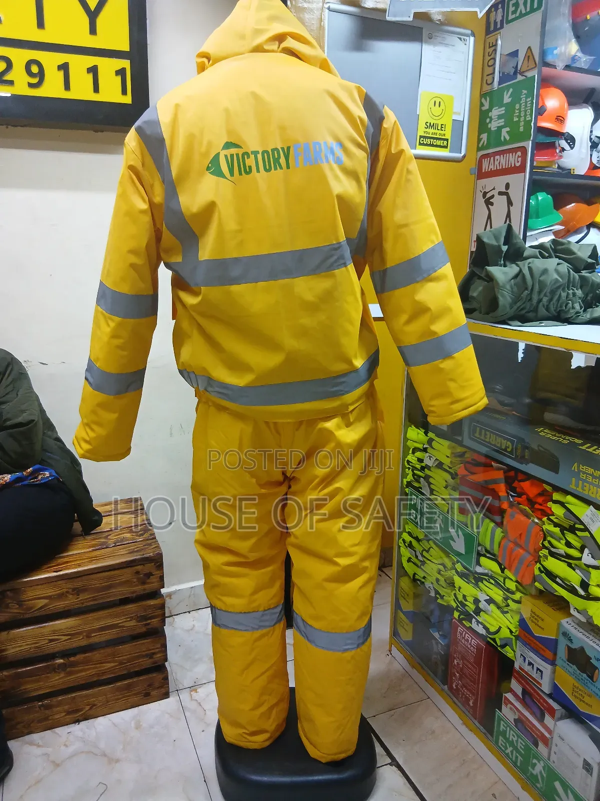 Yellow Rider Suits Strong Material