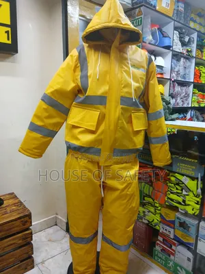 Hooded Pvcrain Rider Suits
