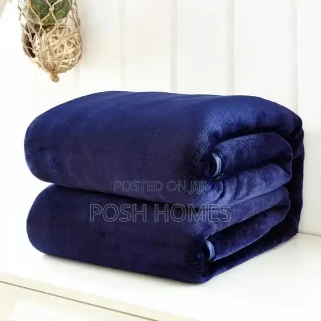 Blue Warm Fleece Blankets