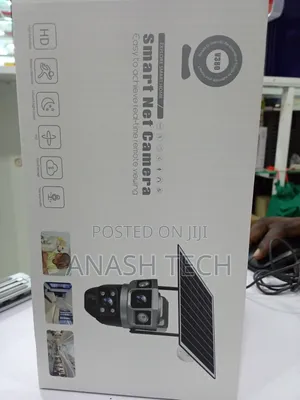 Solar CCTV Camera Wifi Dual Lens With Motion Sensor