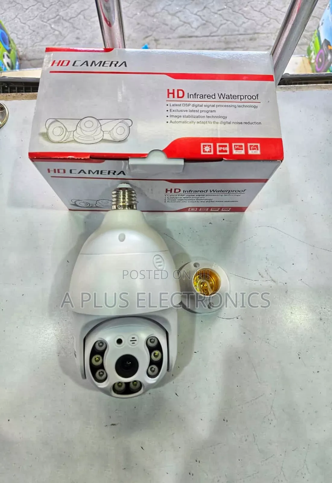 Eq8 4g Camera Bulb (Uses Simcard)