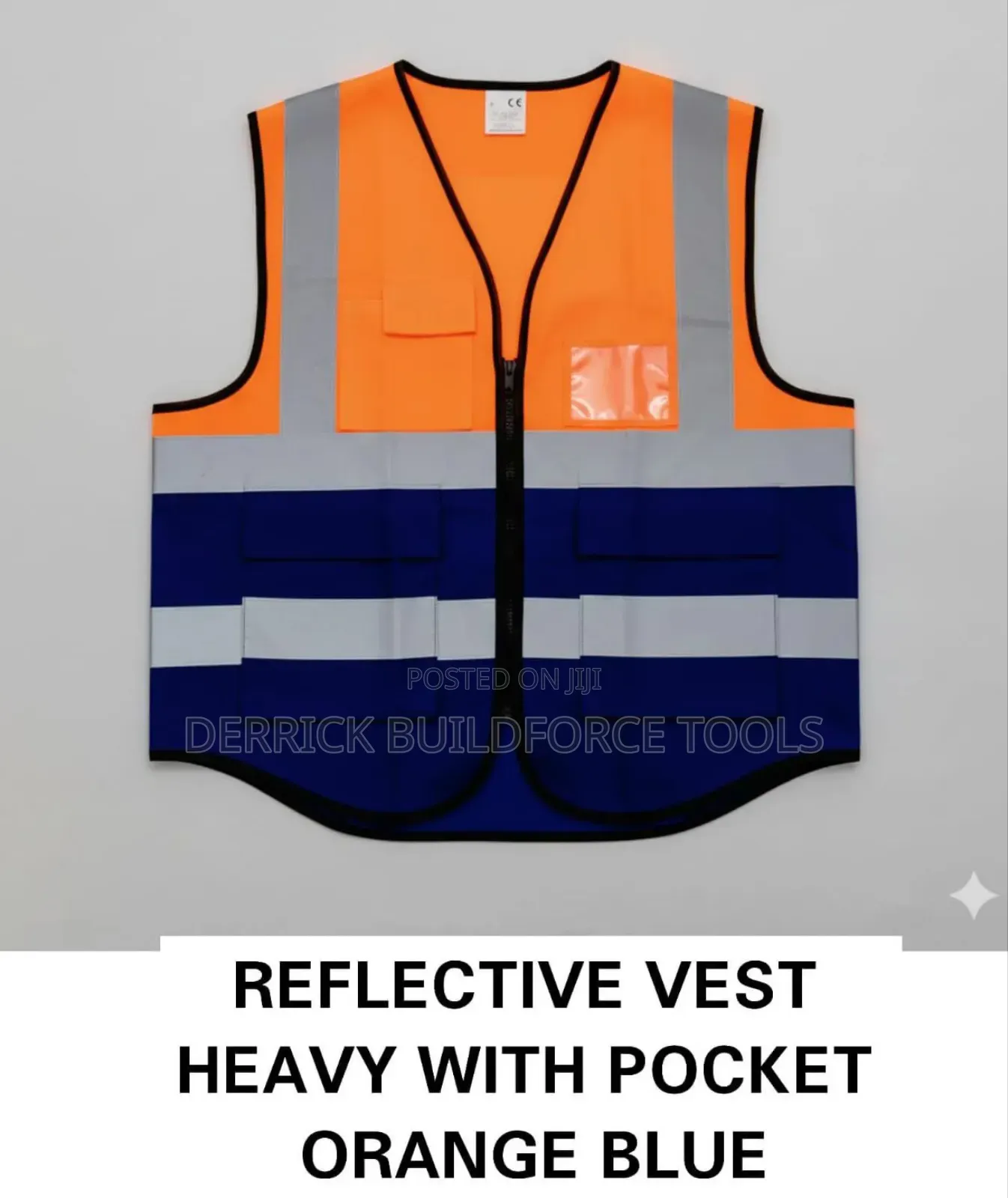 Reflective Vest With Heavy Pockets