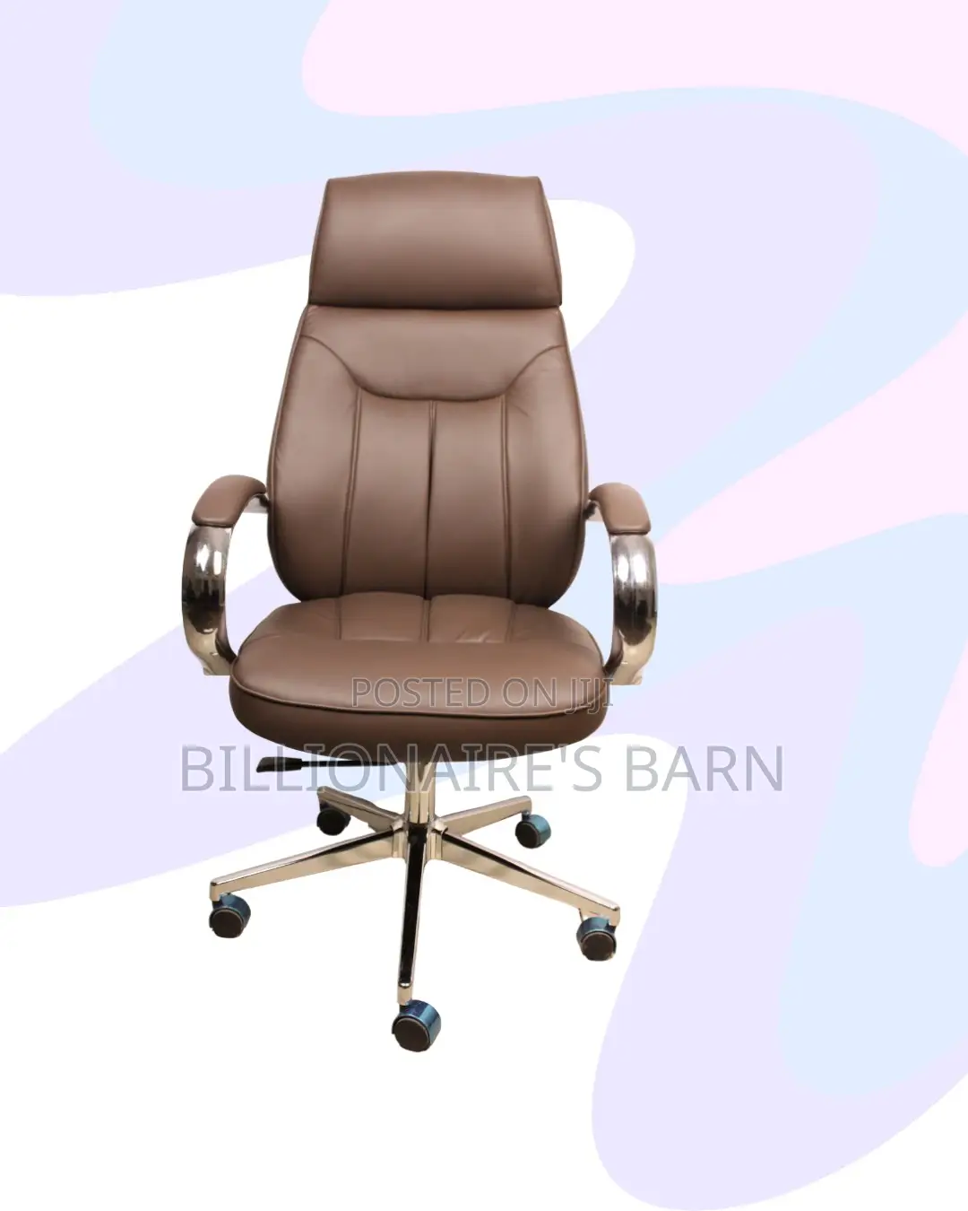 Swivel Leather Finish — Brown | Order Yours Today