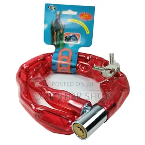 Plastic Coated Metal Hain Bicycle Lock