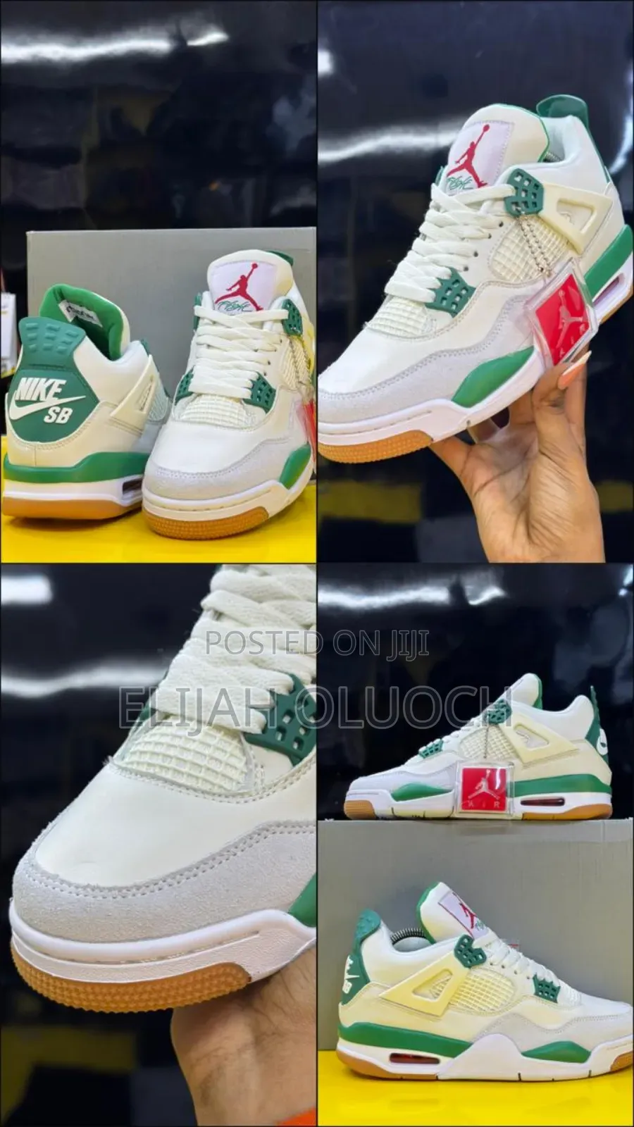 Nike Sb  Air Jordan 4 
*“ Pine Green“