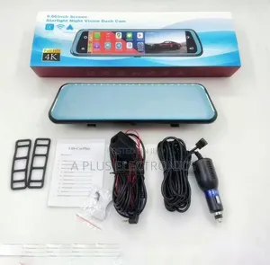 9.66 Inch Full Screen Dual Dash Camera (Front and Back)